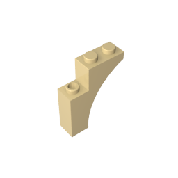 GDS-717 - Brick Arch 1 x 3 x 3 [Gothic]