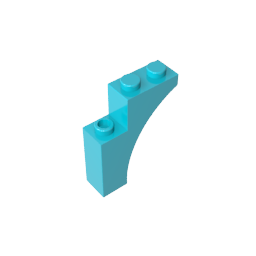 GDS-717 - Brick Arch 1 x 3 x 3 [Gothic]