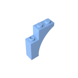 GDS-717 - Brick Arch 1 x 3 x 3 [Gothic]