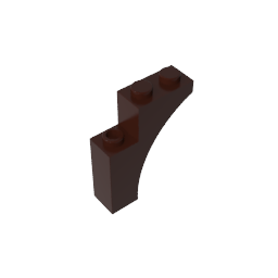 GDS-717 - Brick Arch 1 x 3 x 3 [Gothic]