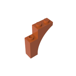 GDS-717 - Brick Arch 1 x 3 x 3 [Gothic]