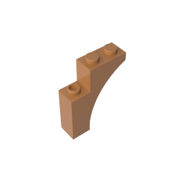 GDS-717 - Brick Arch 1 x 3 x 3 [Gothic]