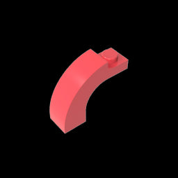 GDS-719 - Brick Arch 1 x 3 x 2 Curved Top