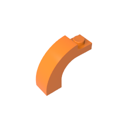 GDS-719 - Brick Arch 1 x 3 x 2 Curved Top