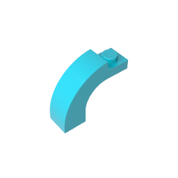 GDS-719 - Brick Arch 1 x 3 x 2 Curved Top