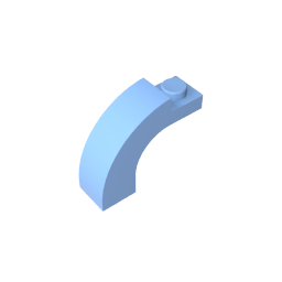 GDS-719 - Brick Arch 1 x 3 x 2 Curved Top