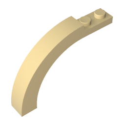 GDS-720 - Brick Arch 1 x 6 x 3 1/3 Curved Top