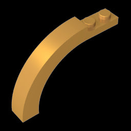 GDS-720 - Brick Arch 1 x 6 x 3 1/3 Curved Top