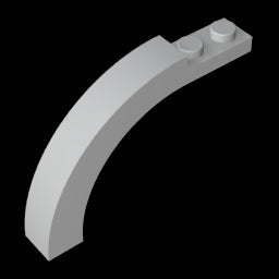 GDS-720 - Brick Arch 1 x 6 x 3 1/3 Curved Top