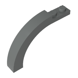 GDS-720 - Brick Arch 1 x 6 x 3 1/3 Curved Top