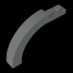 GDS-720 - Brick Arch 1 x 6 x 3 1/3 Curved Top