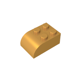 GDS-722 - Brick Curved 2 x 3 with Curved Top