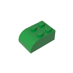 GDS-722 - Brick Curved 2 x 3 with Curved Top