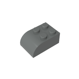 GDS-722 - Brick Curved 2 x 3 with Curved Top