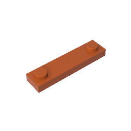 GDS-723 - Plate Special 1 x 4 with 2 Studs