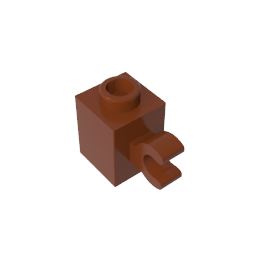 GDS-724 - Brick Special 1 x 1 with Clip Horizontal