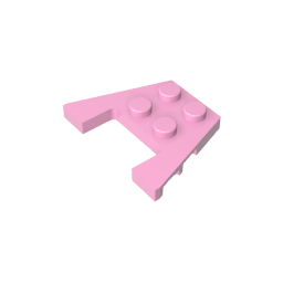 GDS-725 - Wedge Plate 3 x 4 with Stud Notches