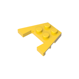 GDS-725 - Wedge Plate 3 x 4 with Stud Notches