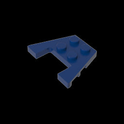GDS-725 - Wedge Plate 3 x 4 with Stud Notches