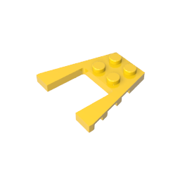 GDS-726 - Wedge Plate 4 x 4 with 2 x 2 Cutout