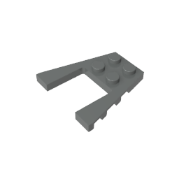 GDS-726 - Wedge Plate 4 x 4 with 2 x 2 Cutout