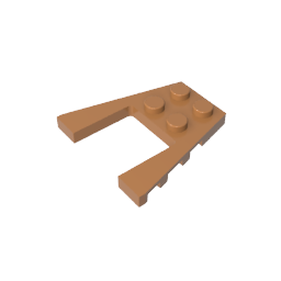 GDS-726 - Wedge Plate 4 x 4 with 2 x 2 Cutout