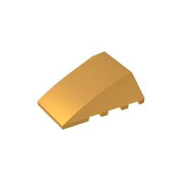 GDS-730 - Wedge Curved 4 x 4 No Top Studs