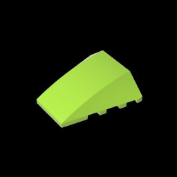 GDS-730 - Wedge Curved 4 x 4 No Top Studs