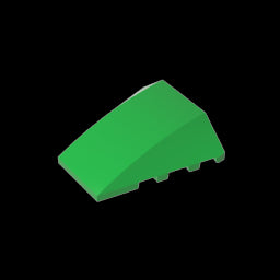 GDS-730 - Wedge Curved 4 x 4 No Top Studs