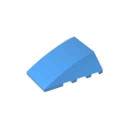 GDS-730 - Wedge Curved 4 x 4 No Top Studs