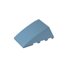 GDS-730 - Wedge Curved 4 x 4 No Top Studs
