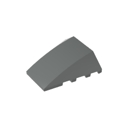 GDS-730 - Wedge Curved 4 x 4 No Top Studs