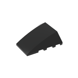 GDS-730 - Wedge Curved 4 x 4 No Top Studs
