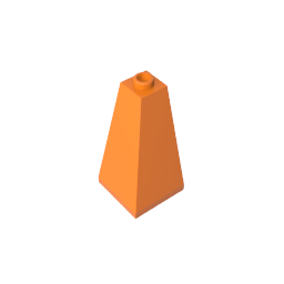GDS-733 - Slope 75 Degrees 2 x 2 x 3 Double Convex