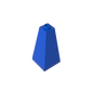 GDS-733 - Slope 75 Degrees 2 x 2 x 3 Double Convex