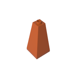 GDS-733 - Slope 75 Degrees 2 x 2 x 3 Double Convex