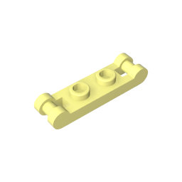 GDS-734 - Plate Special 1 x 2 with Handles on Ends