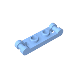GDS-734 - Plate Special 1 x 2 with Handles on Ends