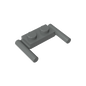 GDS-737 - Plate Special 1 x 2 with Handles [Flat Ends / Low Attachment]