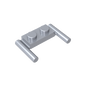 GDS-737 - Plate Special 1 x 2 with Handles [Flat Ends / Low Attachment]