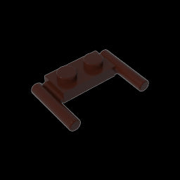 GDS-737 - Plate Special 1 x 2 with Handles [Flat Ends / Low Attachment]
