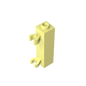 GDS-738 - Brick Special 1 x 1 x 3 with 2 Clips Vertical [Hollow Stud, Open O Clips]