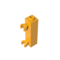 GDS-738 - Brick Special 1 x 1 x 3 with 2 Clips Vertical [Hollow Stud, Open O Clips]