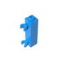 GDS-738 - Brick Special 1 x 1 x 3 with 2 Clips Vertical [Hollow Stud, Open O Clips]