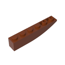 GDS-739 - Brick Curved 6 x 1 Inverted