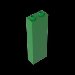 GDS-740 - Brick 1 x 2 x 5 without Side Supports