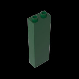 GDS-740 - Brick 1 x 2 x 5 without Side Supports