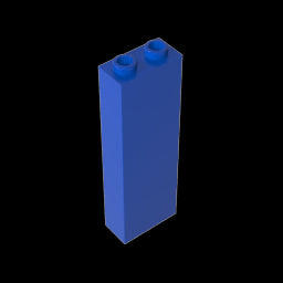 GDS-740 - Brick 1 x 2 x 5 without Side Supports