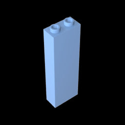 GDS-740 - Brick 1 x 2 x 5 without Side Supports