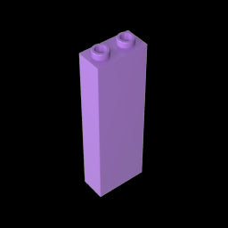 GDS-740 - Brick 1 x 2 x 5 without Side Supports
